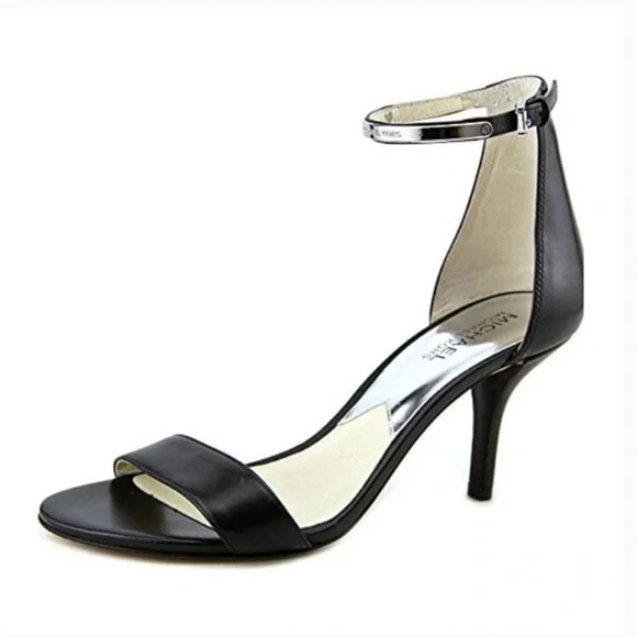 Michael Kors | Shoes | Michael Kors Black Leather Silver  display picture 3